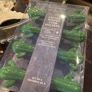 NIB Williams Sonoma Cactus Shaped Corn Holders